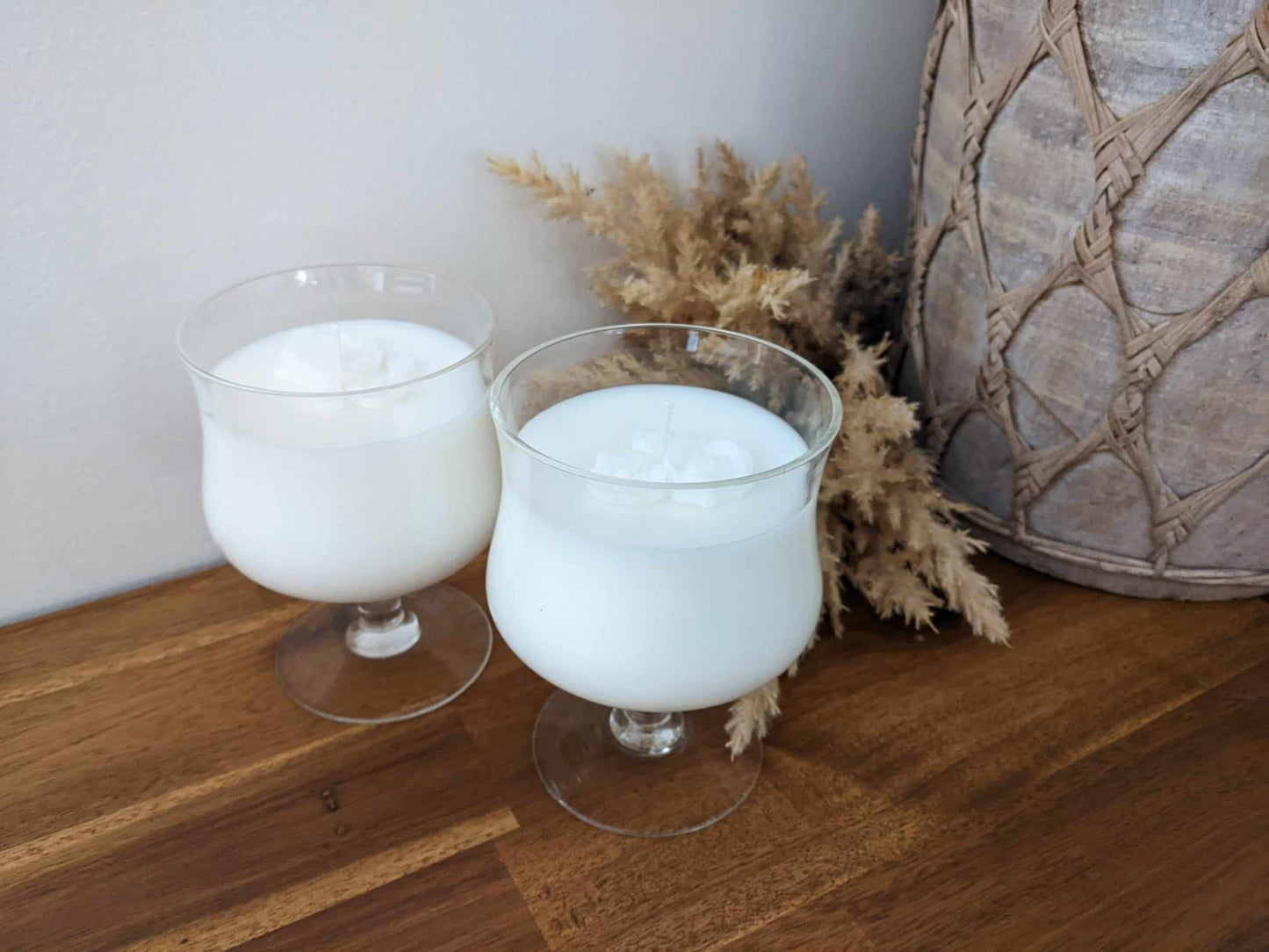 Bespoke Glass Tumblers (Set) - Bergamot & White Patchouli Hand-poured Soy Candle (X.1)