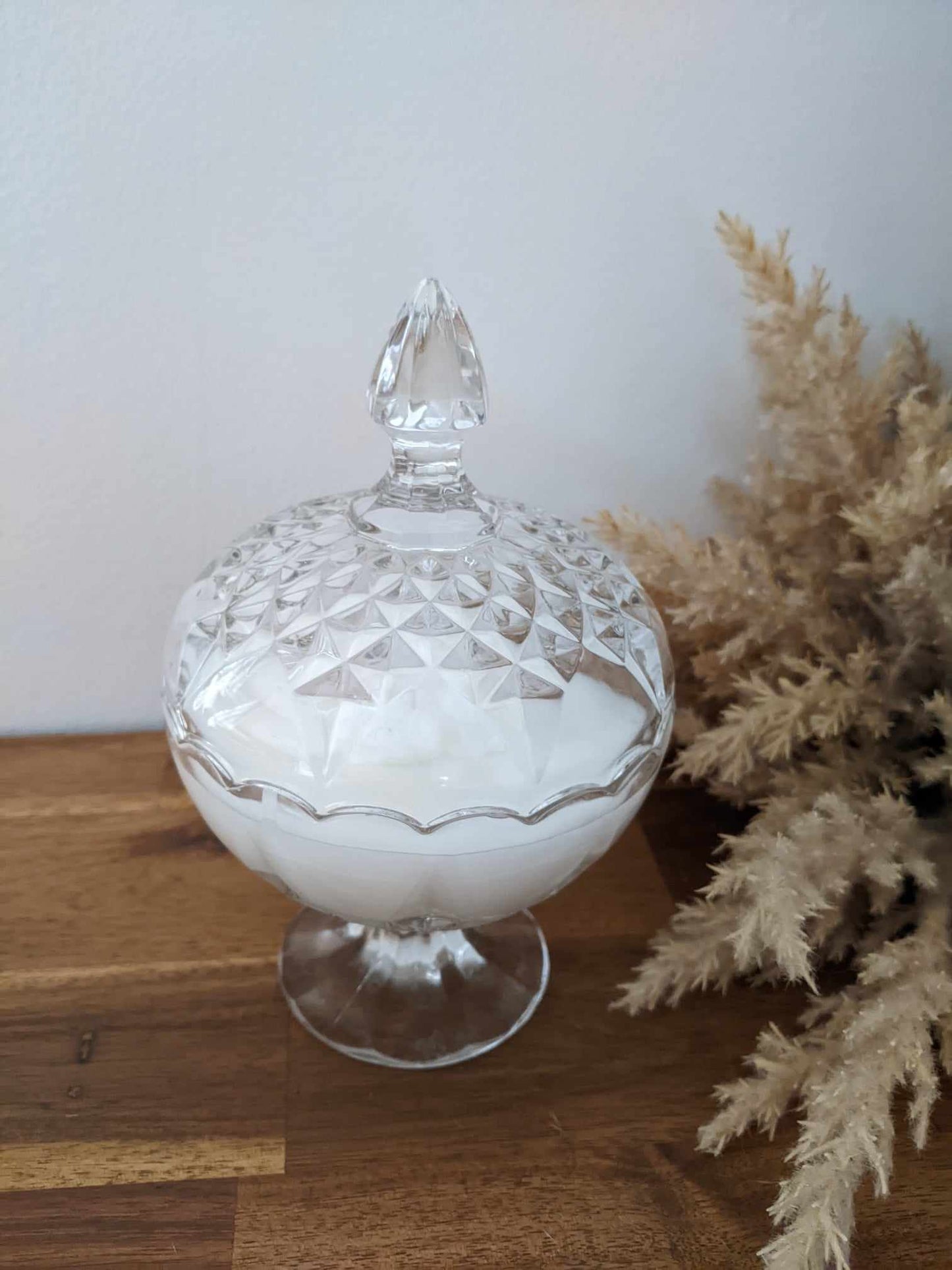 Bespoke Crystal Bowl - Bergamot & White Patchouli Hand-poured Soy Candle (A.2)