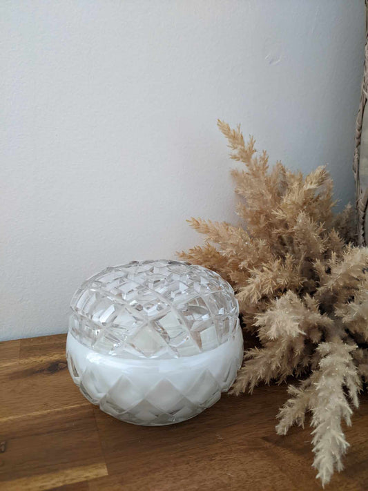 Bespoke Crystal Bowl - Bergamot & White Patchouli Hand-poured Soy Candle (B.2)