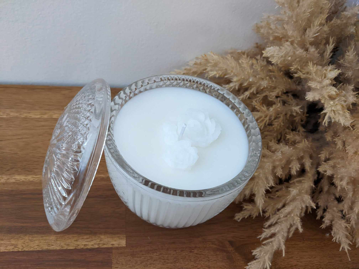 Bespoke Crystal Bowl - Wood Sage & Sea Salt Hand-poured Soy Candle (Y.1)