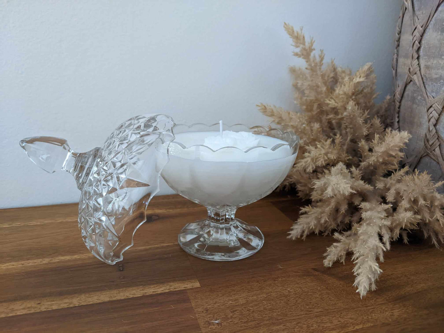 Bespoke Crystal Bowl - Bergamot & White Patchouli Hand-poured Soy Candle (A.2)