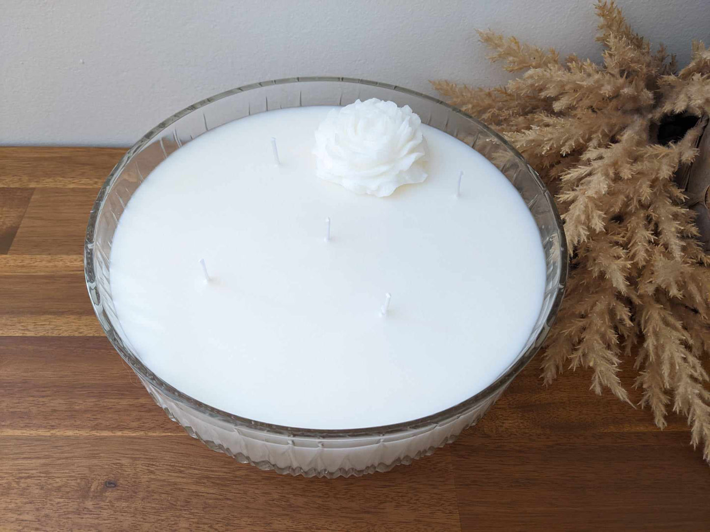 Bespoke Crystal Bowl - Wood Sage & Sea Salt Hand-poured Soy Candle (K.2)