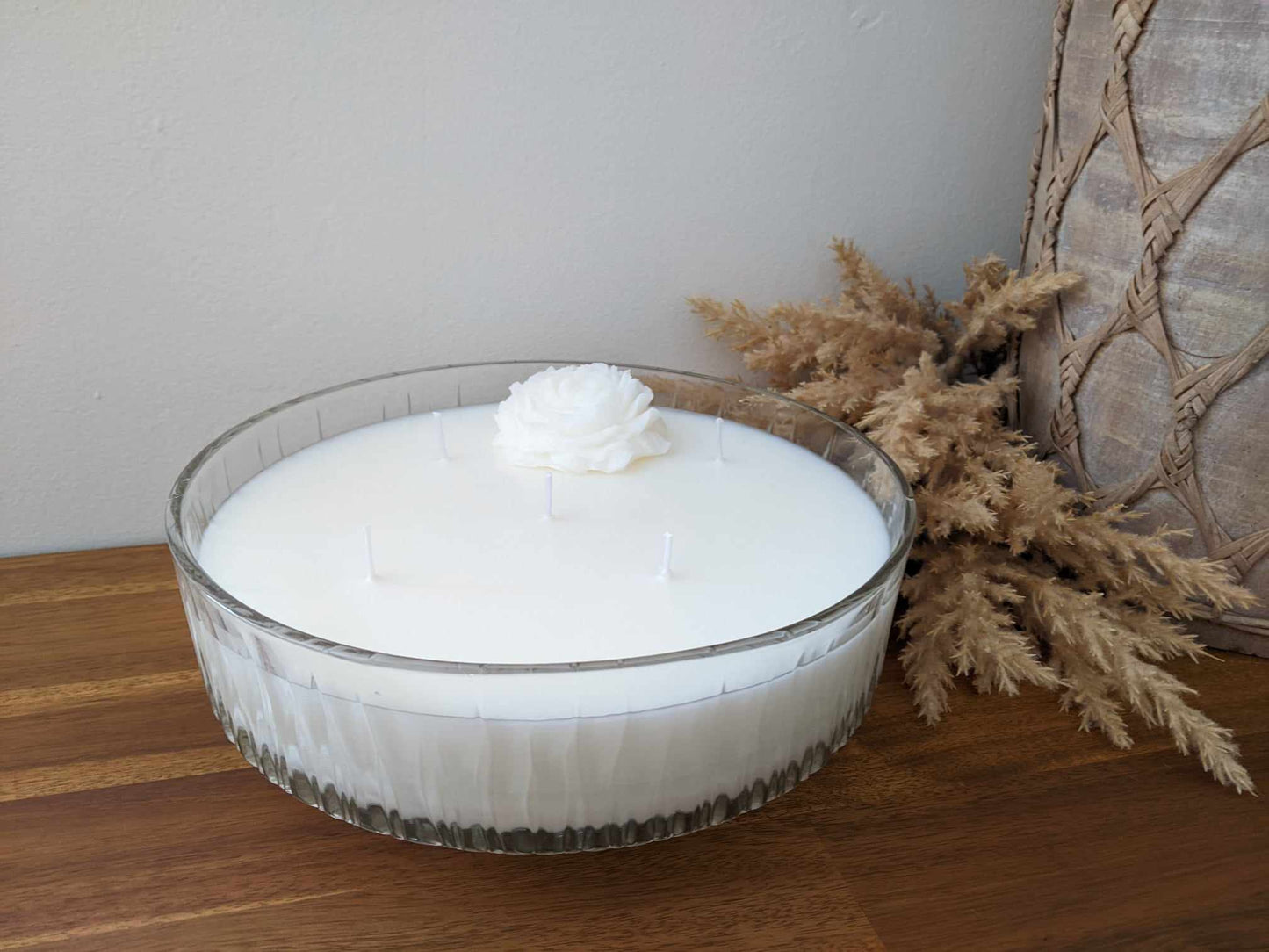 Bespoke Crystal Bowl - Wood Sage & Sea Salt Hand-poured Soy Candle (K.2)