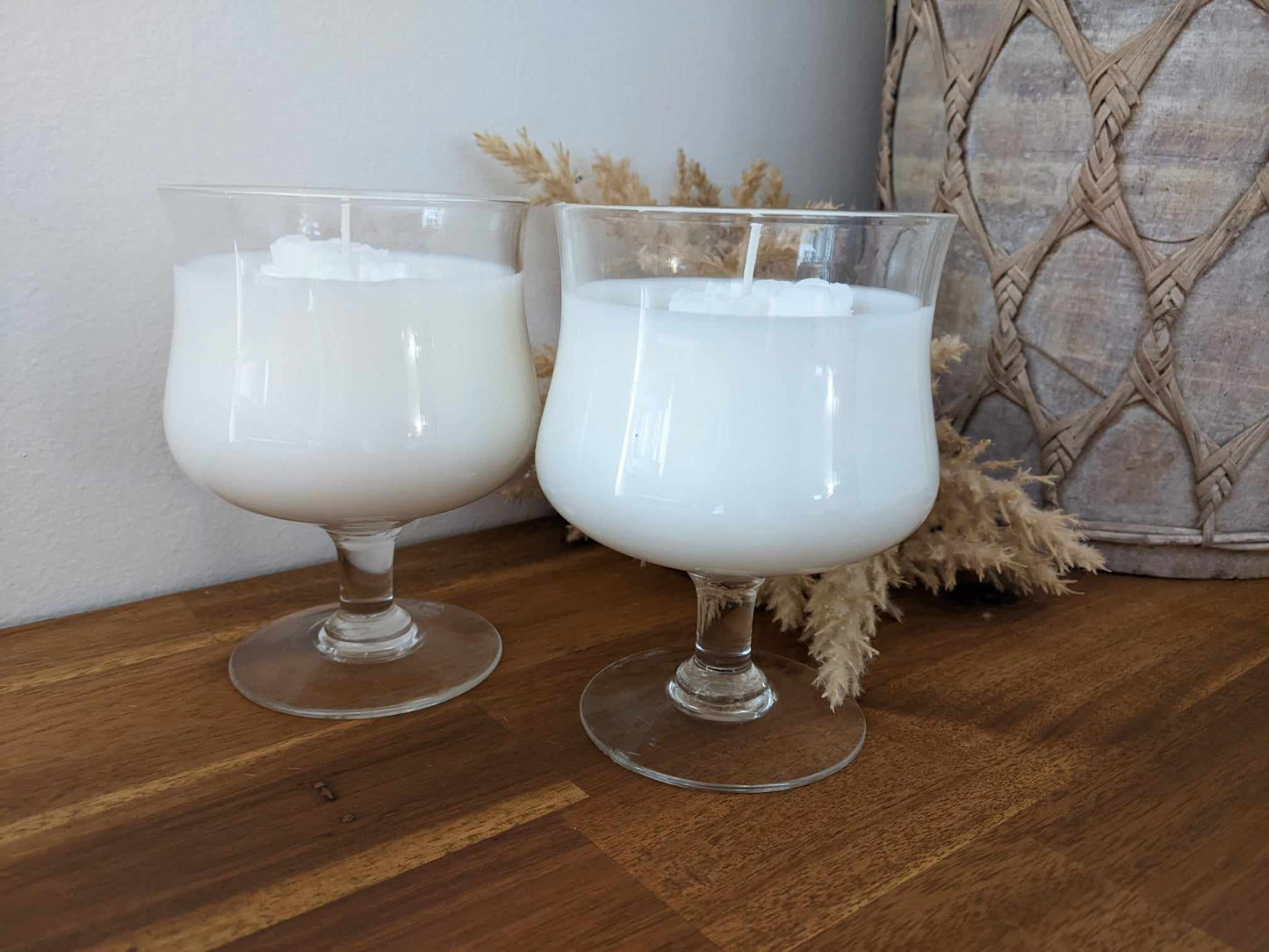 Bespoke Glass Tumblers (Set) - Bergamot & White Patchouli Hand-poured Soy Candle (X.1)