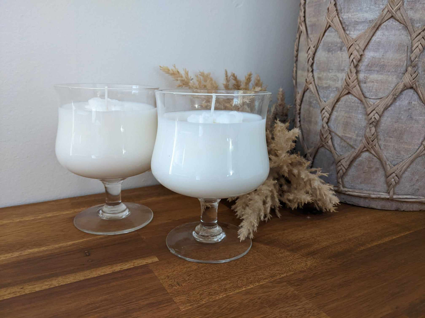 Bespoke Glass Tumblers (Set) - Bergamot & White Patchouli Hand-poured Soy Candle (X.1)