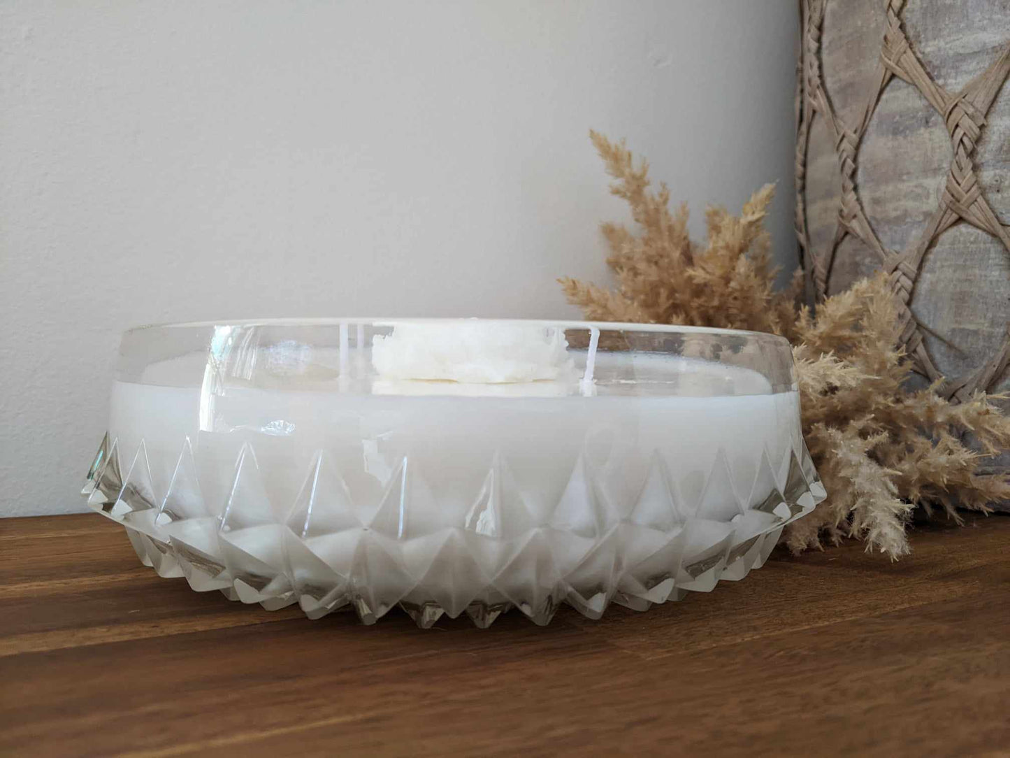 Bespoke Crystal Bowl - Bergamot & White Patchouli Hand-poured Soy Candle (D.2)