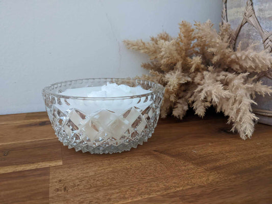 Bespoke Crystal Bowl - Wood Sage & Sea Salt Hand-poured Soy Candle (N.2)