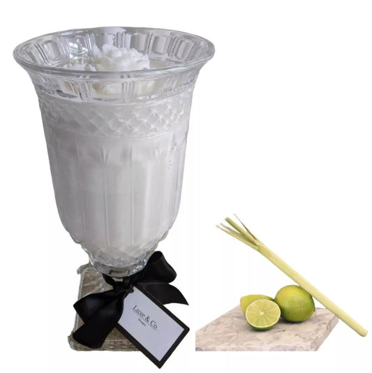 Paris Range Vase Candle - Lemongrass & Persian Lime